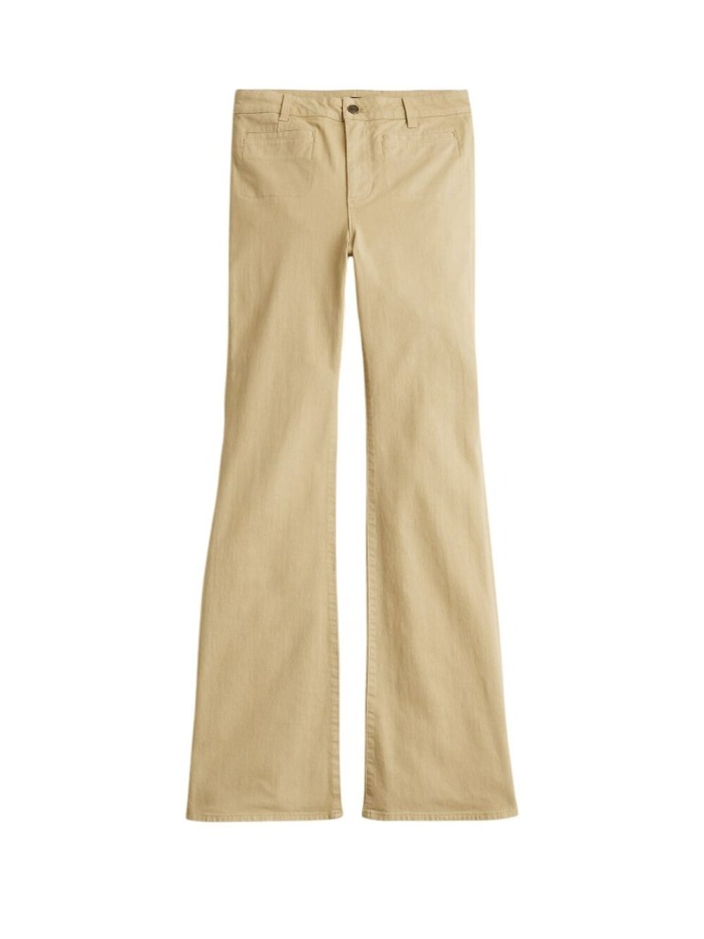 J Crew Vintage Flare Pant in Washed Twill~Size 37~Beige Buckthorn NWT L17 39